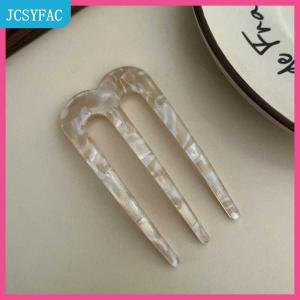 JCSYFAC Pháp tóc pins đối với phụ nữ U hình tóc forks Vintage kiểu tóc phụ kiện thời trang 3 prong Bun tóc Sticks mũ nón