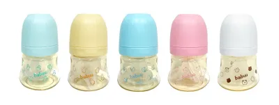 Bình sữa Babuu PPSU Đáy Rộng thiết kế mới cổ rộng 3 size cho bé Bebi123shop