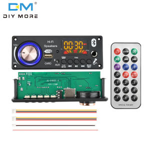 Diymore บอร์ดถอดรหัส MP3 BT DC 12V เครื่องถอดรหัส Mp3เครื่องเสียงรถยนต์ใช้5.3 Bt ไม่มีเครื่องขยายเสียง D185BT