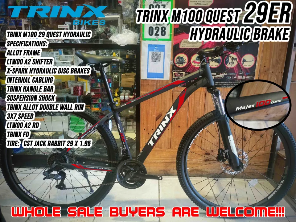 Trinx mountain on sale bike hydraulic