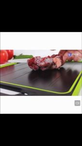 🔥IN Stocks🔥2 in 1 Double Sided Chopping Board Fast Thawing Meat Cutting Board Non Slip with Grater and Knife Sharpener