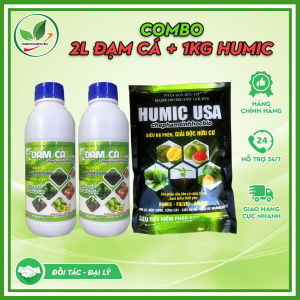 Combo 2 lít đạm cá + 1kg humic usa