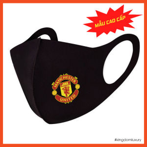 Khẩu Trang Vải Su Kháng Khuẩn Logo CLB Bóng Đá Manchester United Chelsea Barca Arsenal Liverpool Real Madrid Manchester City
