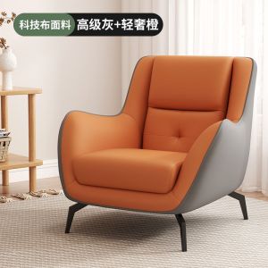 CraftedLiving SG-Balcony Chair Lazy Comfortable New Senior Light Luxury Single Sofa Leisure Small Bedroom Living Room Household