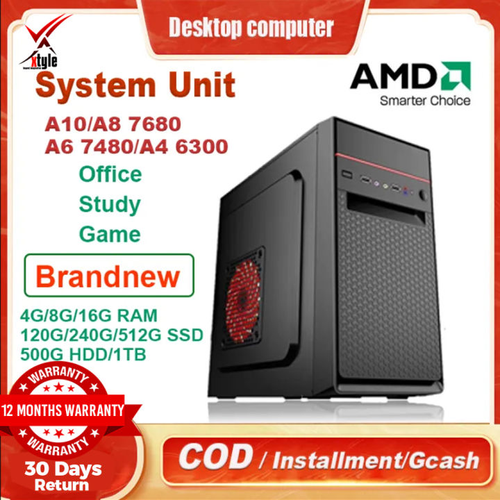 CPU Desktop Computer CPU Unit Only AMD CPU A10 A8 7680 4G 8G16G DDR3 ...
