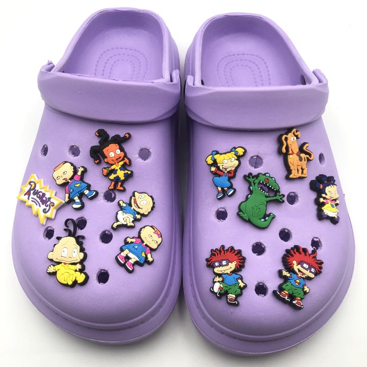 Crocs with online decorations