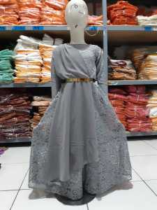 ( VM ) - KIDS 2001# Versi 8175# Dress Fashion Anak Perempuan Muslim / Longdress Cantik Anak Pesta   Jessie Collection
