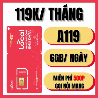 ( 10GB/NGÀY ) SIM 4G MOBI LOCAL A69 A79 A89 A99 A119 A139 A159 BIGME Data Tốc Độ Cao + Miễn Phí Gọi Nội Mạng - Miễn Phí 1 Tháng Đầu Dùng Mạng . FREESHIP - CHƯA KÍCH HOẠT.