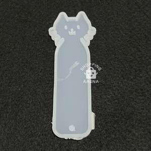 Cetakan Resin Pembatas Buku Cute Batas Bacaan Bookmark Bentuk Karakter Lucu Kucing Kelinci Bear Ekor Ikan Bahan Silicone Karet Lentur Elastis Bahan Silikon Anti Lengket DIY Kerajinan Recine Epoxy Murah
