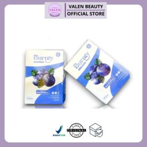 BURNTY fiber minuman detox slimming penahan nafsu makan 1 BOX isi 16 sachet -free botol SHAKER