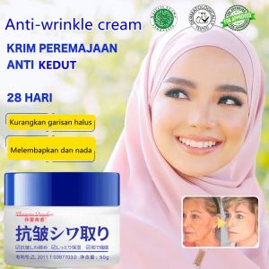 Anti Wrinkle Face Cream Krim Wajah Anti Kerut Memudarkan Keriput Dan Mengencangkan Kulit Anti Penuaan Pelembab Krim pemutih