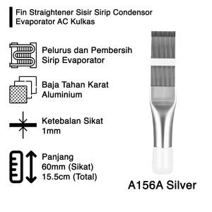 Fin Straightener Sisir Sirip Condensor Kondensor Evaporator AC Kulkas