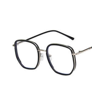 Fashion Anti Radiation Eye Glasses Retro Nearsighted Glasses Square Frame Korean-Style Trendy Anti-Blue Eyeglasses Women