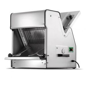 Automatic Toast Bread Slicer Stainless Steel Commercial Bread Cutting Machine 12mm Slice Thickness 220V 50Hz for Bakery