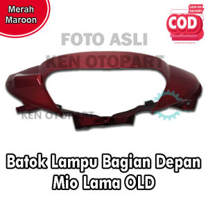 Batok Lampu Depan Mio Lama Merah Maroon / Pala Lampu Depan Mio OLD