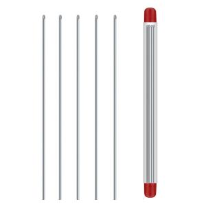 5 cái thép không gỉ câu cá gian lận kim hốc Giun đất móc kim baiting kim khoan dụng cụ câu cá