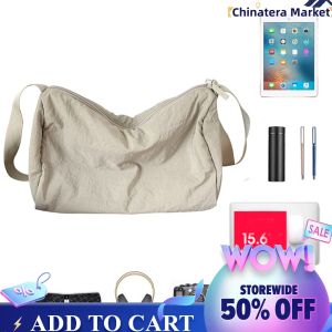 Comfortable Women Tote Bag Large Nylon Hobo with Adjustable Sling Strap for Shopping Travel and Daily Errands