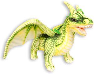 Little Flying Dragon- Cute Dinosaurs Stuffed Animal Plush Toy 16.5 Inch Adorable Soft Dragon Toy Plushies Gifts for Kids Babies Toddlers (Green)
