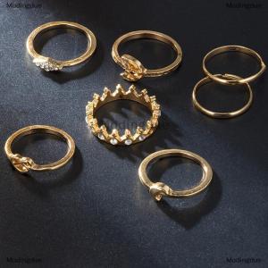 [COD] Modingdue 13pcs/set Women Stack Rings Above Knuckle Rings Rtro Simple Design jewelry Gift