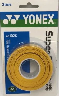 กริ๊ปพันด้ามแบดมินตัน เทนนิส ยี่ห้อ Yonex ac102c แบบเรียบ.