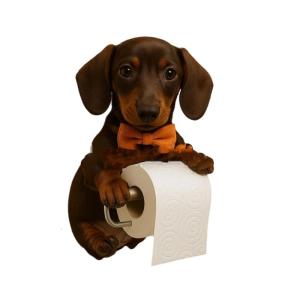 Dễ Thương Chó Giấy Chủ Đề Giá treo khăn vật liệu nhựa dẻo phòng tắm nhà bếp lưu trữ đồ trang trí nội thất thực tế