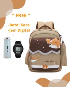 Tas Anak Ransel Sekolah Laki-laki Perempuan / Tas sekolah Sd Tk Smp / Tas anak sekolah Motif Kartun HIUu