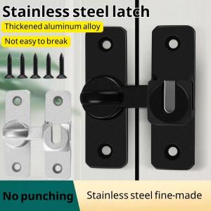 Sliding Door Lock Latch Bolt 90 Degree Security Lock Aluminum Alloy Door Buckle bathroom lockBathroom Balcony Sliding Door Special Lock Durable Household Hardware Easy Installation Home Safety Accessories