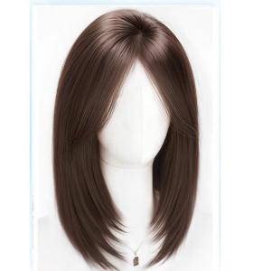 Tóc giả che hói mái bay tóc mái giả mái 2 bên sợi tơ 40cm tóc che hói phủ bạc cao cấp Wig Women
