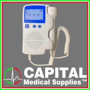 Fetal Doppler Monitors Heartbeat Monitoring for Baby Color Pink/Blue (WINGUARD)