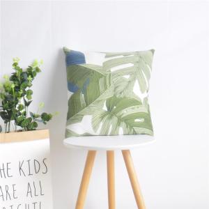 1 Piece Throw Pillow Case 43x43cm Zipper Closure Cushion Cover 17x17 inch No Pillow Filling