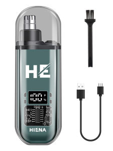 HIENA Electric Nose Hair Trimmer USB Charging With Digital Display Portable Waterproof Nose Hair Trimmer Face Care Tools