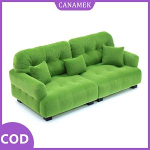 CANAMEK✨ Dollhouse mô phỏng đổ xô sofa mô hình Dollhouse mini phòng khách đồ nội thất trang trí phụ kiện giả vờ chơi đồ chơi