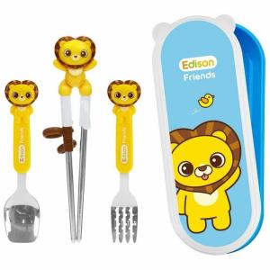 Edison Stainless Chopsticks + Spoon + Fork + Case