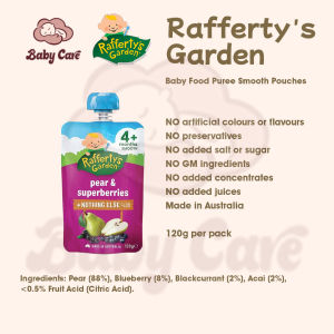 Raffertys Garden Baby Food Puree Baby Food Pouche Baby Porridge