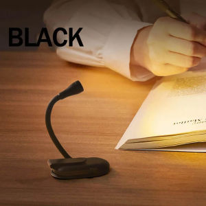 Portable LED Reading Desk Lamp USB Rechargeable Eye Protection Night Light Mini 360 ° Clip on Folding Desk Lamp Student Reading Travel Bedroom Desk Lamp