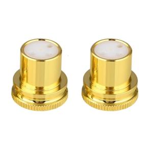 2pcs XLR Dust Caps Noise Stopper Shielding Caps Enhances Signal Stability and Auditory