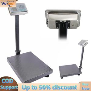 【Vodool Auto Center】Premium Foldable Floor Scale with LCD Display Heavy Duty Platform for Accurate Industrial Weighing