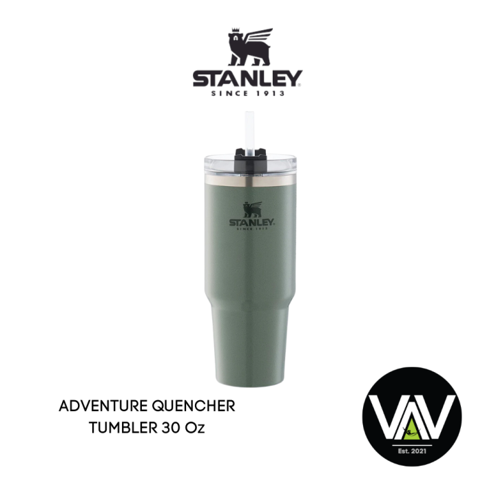 STANLEY ADVENTURE QUENCHER TUMBLER | 30 OZ HAMMERSTONE GREEN | Lazada