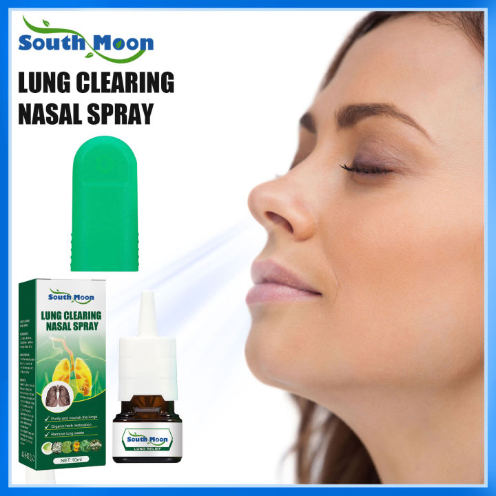 South Moon Natural Herbal Lung Cleansing Essence Lung Clearing Nasal ...