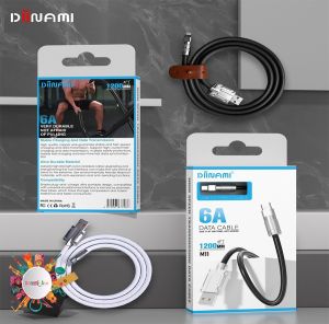 DA2386 Kabel cable data DIINAMI M11 bahan besi 120W 6 amper super FAST charging & translit data Ready Micro usb tipe type c & iPhone cocok untuk Android & iOS suport untuk semua hp Samsung Vivo XiaoMi Realme Infinix