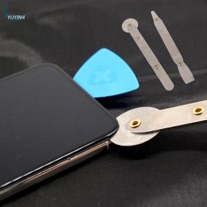 YUYIN4 Máy tính bảng PC điện thoại thông minh mở Prop 2 cái mở Con lăn tò mò công cụ sửa chữa màn hình mở thép không gỉ lưỡi Pry thanh