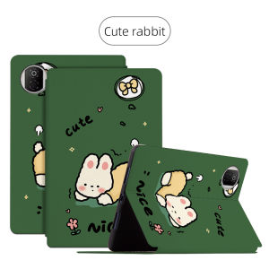 For HONOR Pad X7 8.7 inch 2025 Kids Tablet Cute Cartoon rabbit Stand Leather Flip Book Shockproof Fresh Cute Cover Shell