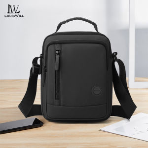 LouisWill Men Bags Mens Shoulder Bag Cross Body Bag Casual Handbag Men Fashion Shoulder Bag Large Capacity Waterproof Casual Sport Street Bag for Travel Outdoor