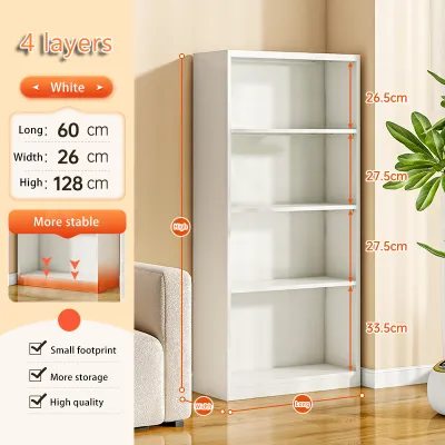 Steel Book Shelf Rak Buku Bookcase Book Cabinet Book Rack Bookshelf Almari Buku Book Storage Rack Display Rack 钢制书架