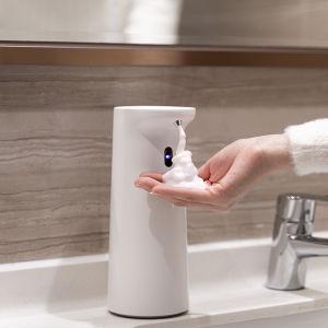 Automatic Foam Soap Dispensers Bathroom Smart Washing Hand Machine With USB Charging White High Quality ABS Material