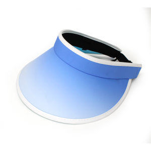 RUIMO Topi Visor Wanita Anti UV C-12 Desain Gradasi Trendy dengan Tali Pengepul Nyaman
