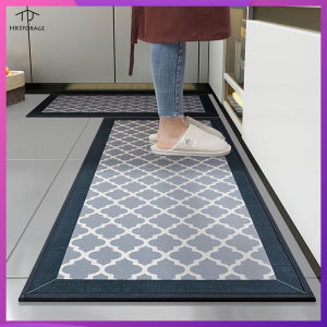 HKStorage Kitchen Floor Mat Long Waterproof Absorption and Oil Absorption anti slip /Kitchen rug long mat/ Bathroom Mat Household Dirt-resistant Door Mat /kitchen rug Entrance Nordic/ kitchen Carpet Long Runner Rug