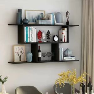 Wooden Wall Shelf Hanging Wall Hang Cabinet Wall Mounted Simple Decoration DIY Shelf Wall Shelves bookcases&shelving