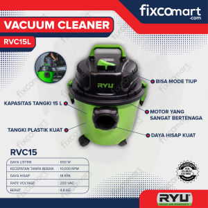 Vacuum Cleaner / Vacum Cleaner RYU RVC 15 L / RVC15 Penyedot debu