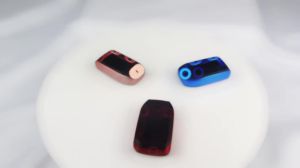 FT FUNTOR 5 Buttons Key Fob Cover with Leather Keychain for GMC Premium TPU Case for Acadia Tahoe Terrain Sierra Silverado 2500HD 3500HD (Pink)